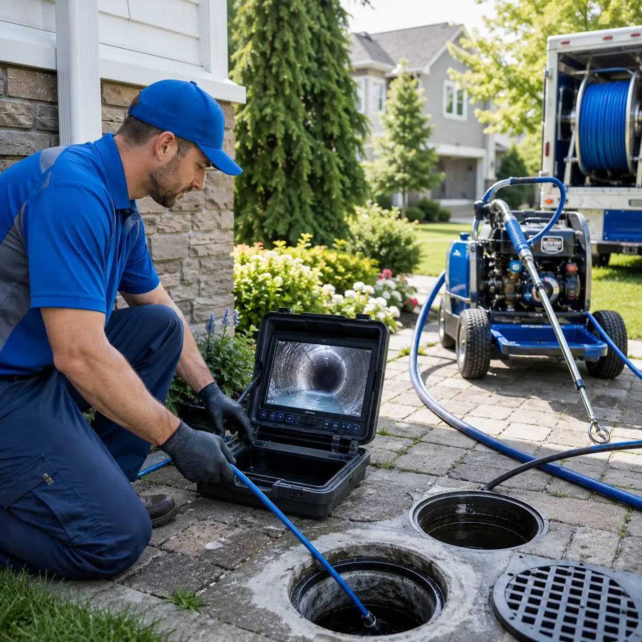Outdoor drain cleaning professionals serving Champlain, VA